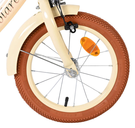 Volare Ashley børnecykel - piger - 14 tommer - creme - to håndbremser