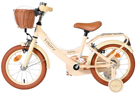 Volare Ashley børnecykel - piger - 14 tommer - creme - to håndbremser