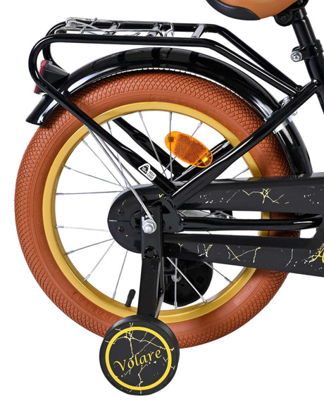 Volare ashley børnecykel - piger - 16 tommer - sort