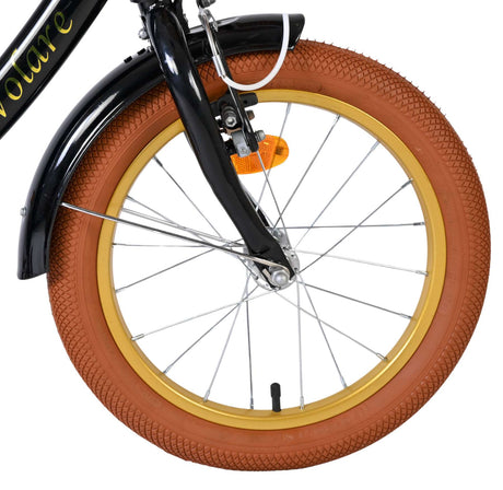 Volare ashley børnecykel - piger - 16 tommer - sort