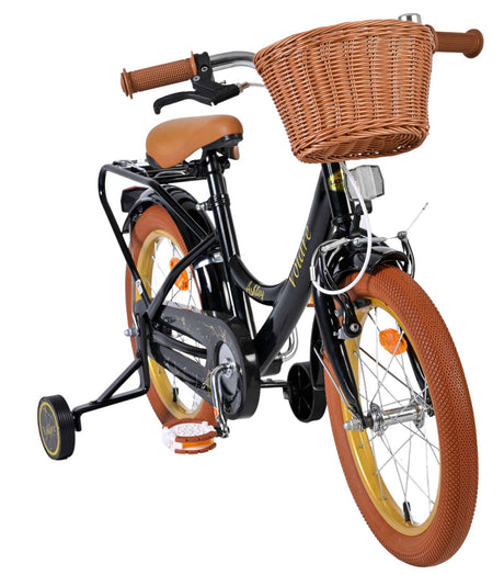 Volare ashley børnecykel - piger - 16 tommer - sort