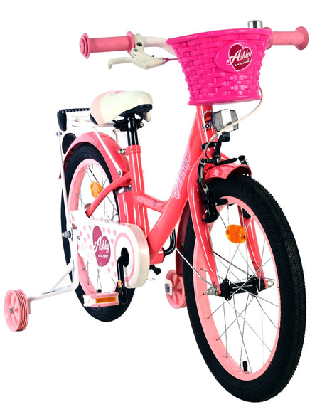 Volare ashley børnecykel - piger - 18 tommer - pink rød