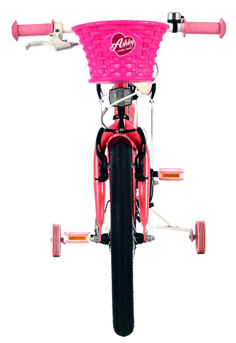 Volare ashley børnecykel - piger - 18 tommer - pink rød