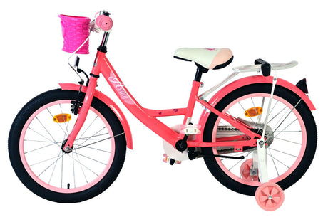 Volare ashley børnecykel - piger - 18 tommer - pink rød