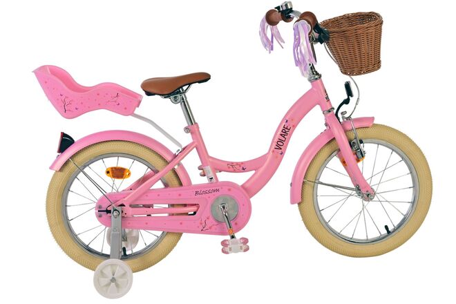 Volare blossom børnecykel - piger - 16 tommer - pink