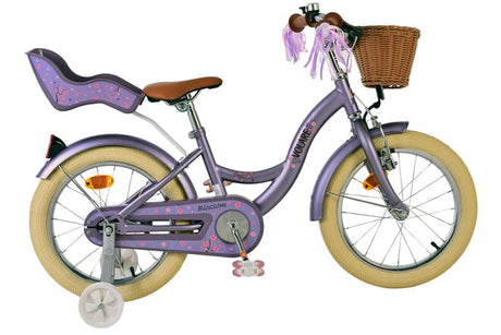 Volare blossom børnecykel - piger - 16 tommer - lilla