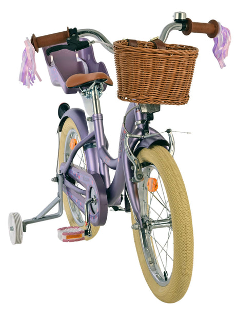 Volare blossom børnecykel - piger - 16 tommer - lilla