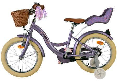 Volare blossom børnecykel - piger - 16 tommer - lilla