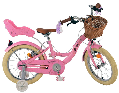 Volare blossom børnecykel - piger - 16 tommer - pink - to håndbremser