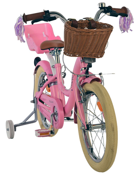 Volare blossom børnecykel - piger - 16 tommer - pink - to håndbremser
