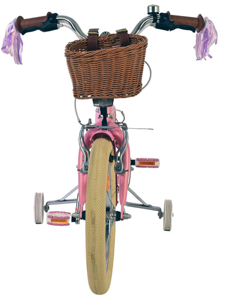 Volare blossom børnecykel - piger - 16 tommer - pink - to håndbremser