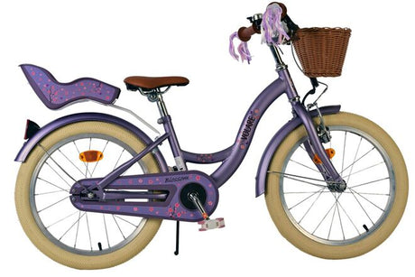 Volare blossom børnecykel - piger - 18 tommer - lilla