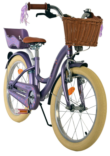 Volare blossom børnecykel - piger - 18 tommer - lilla