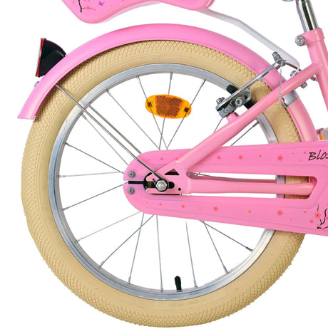 Volare blossom børnecykel - piger - 18 tommer - pink - to håndbremser
