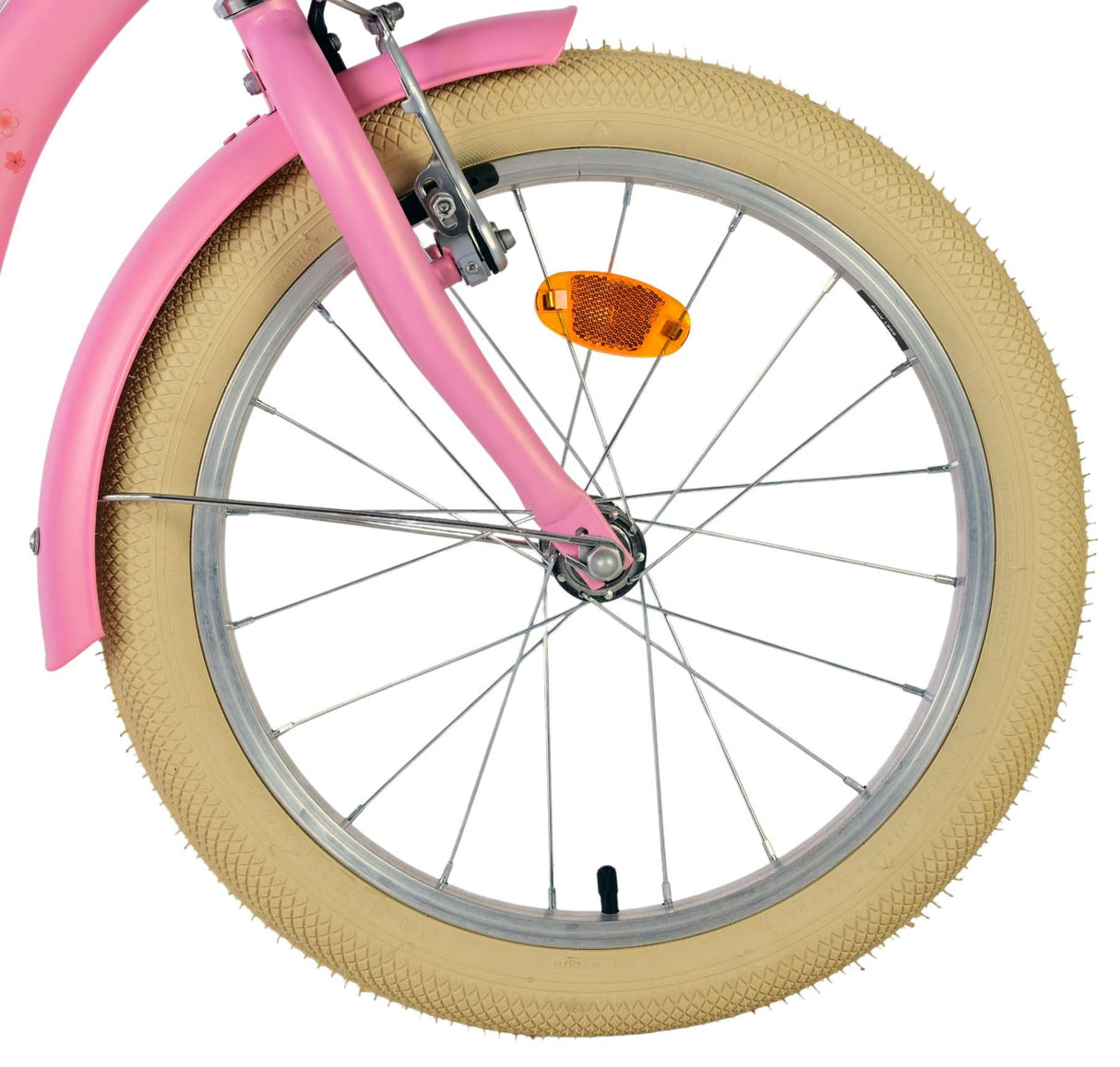 Volare blossom børnecykel - piger - 18 tommer - pink - to håndbremser