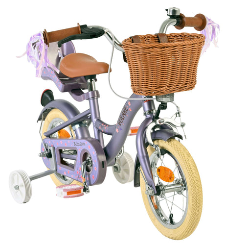 Volare blossom børnecykel - piger - 12 tommer - lilla