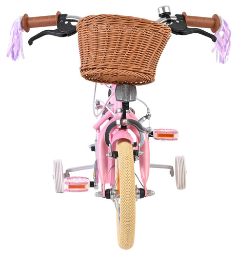 Volare blossom børnecykel - piger - 12 tommer - pink - to håndbremser