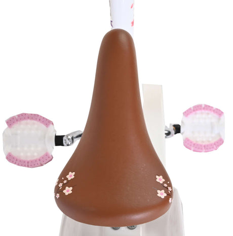 Volare blossom børnecykel - piger - 12 tommer - hvid