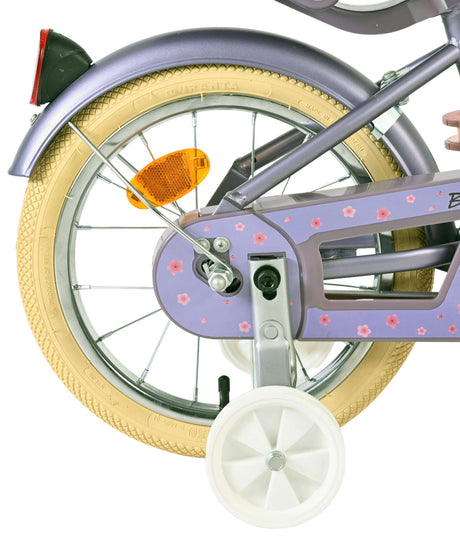 Volare blossom børnecykel - piger - 14 tommer - lilla