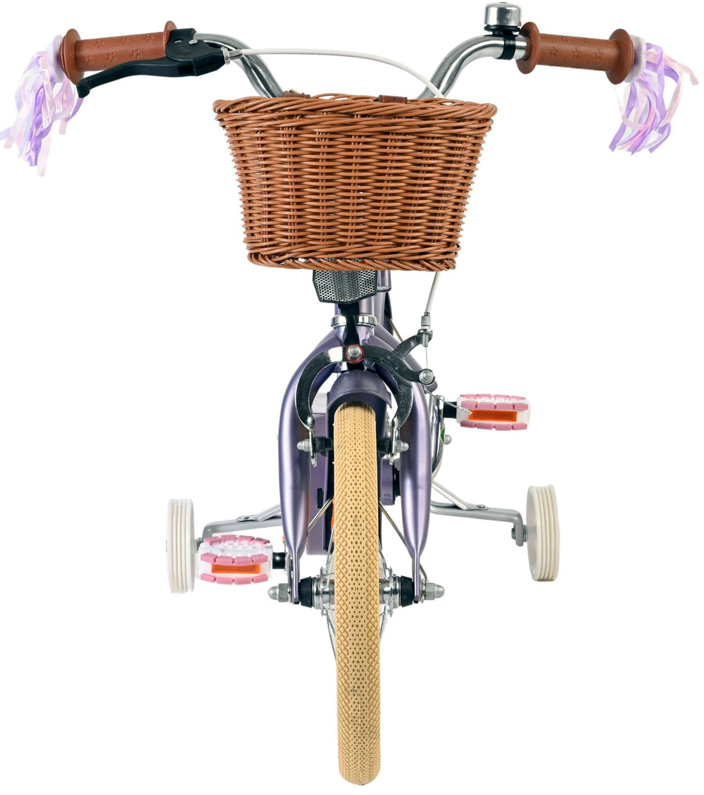 Volare blossom børnecykel - piger - 14 tommer - lilla
