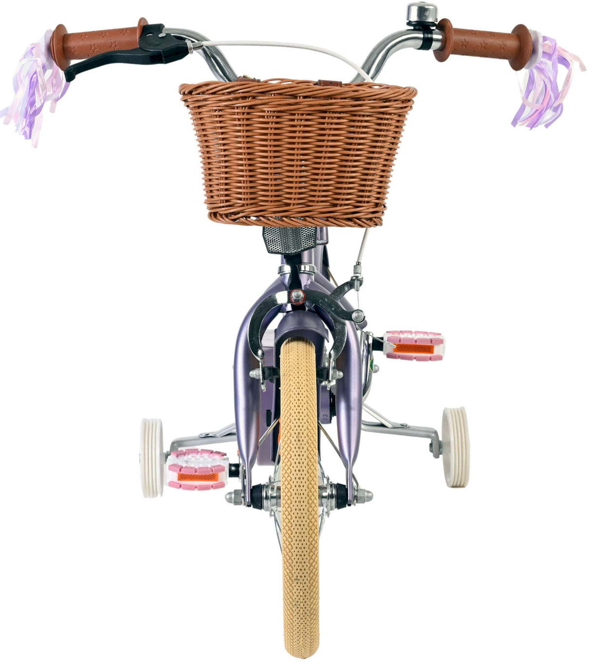 Volare blossom børnecykel - piger - 14 tommer - lilla