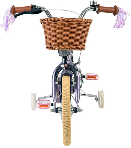 Volare blossom børnecykel - piger - 14 tommer - lilla