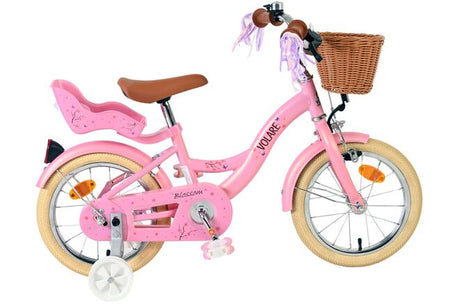 Volare blossom børnecykel - piger - 14 tommer - pink