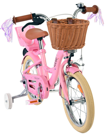 Volare blossom børnecykel - piger - 14 tommer - pink