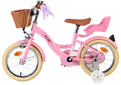 Volare blossom børnecykel - piger - 14 tommer - pink