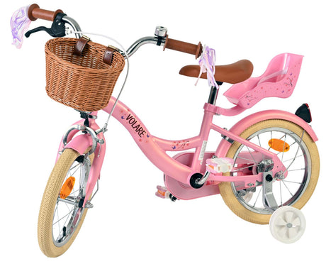 Volare blossom børnecykel - piger - 14 tommer - pink
