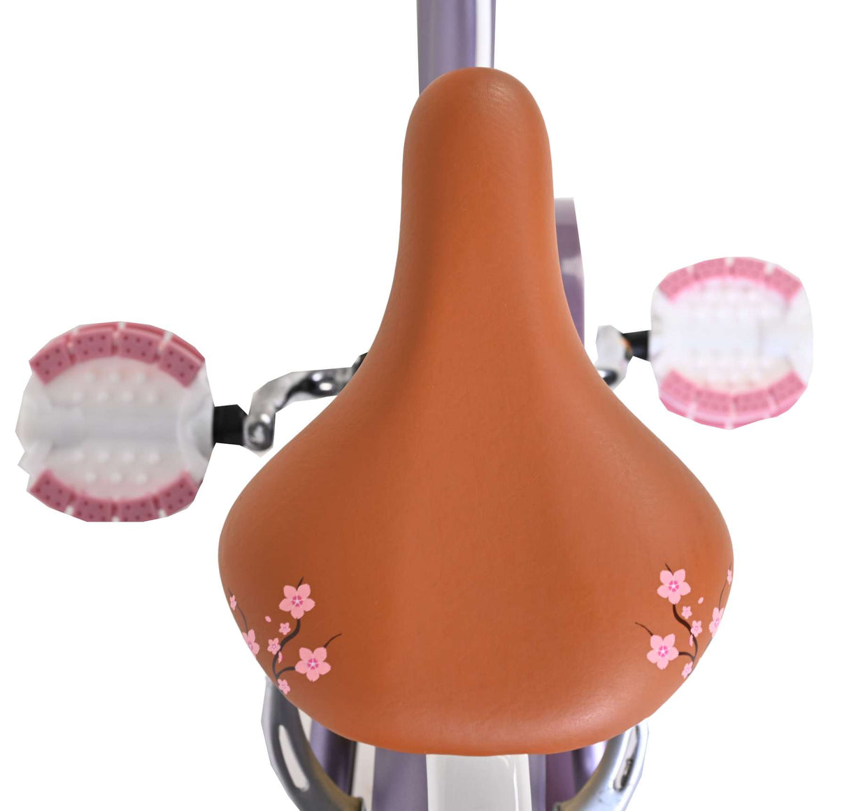 Volare blossom børnecykel - piger - 16 tommer - lilla - to håndbremser