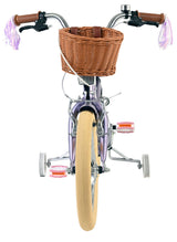 Volare blossom børnecykel - piger - 16 tommer - lilla - to håndbremser