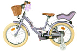 Volare blossom børnecykel - piger - 16 tommer - lilla - to håndbremser