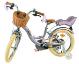 Volare blossom børnecykel - piger - 16 tommer - lilla - to håndbremser
