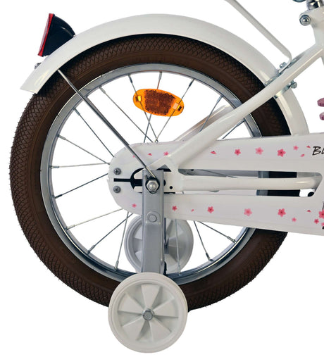 Volare blossom børnecykel - piger - 16 tommer - hvid