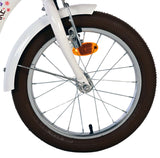Volare blossom børnecykel - piger - 16 tommer - hvid - to håndbremser