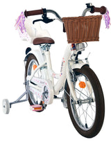Volare blossom børnecykel - piger - 16 tommer - hvid