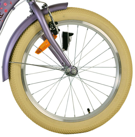 Volare blossom børnecykel - piger - 20 tommer - lilla - to håndbremser