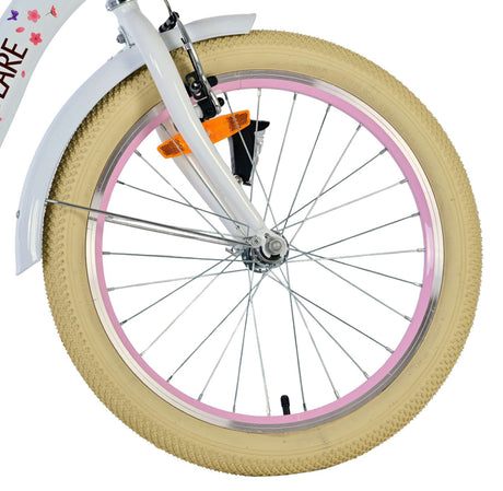 Volare blossom børnecykel - piger - 20 tommer - hvid