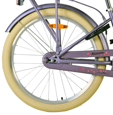 Volare blossom børnecykel - piger - 24 tommer - lilla