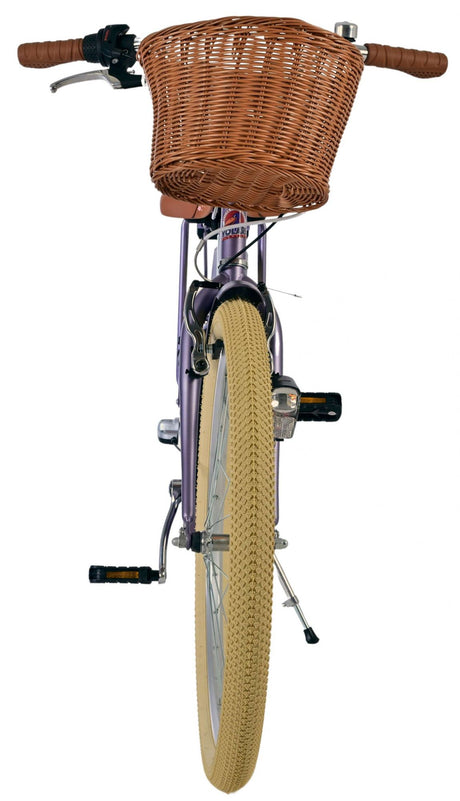 Volare blossom børnecykel - piger - 24 tommer - lilla - 3 gear