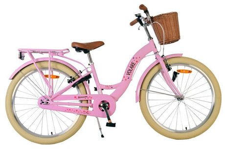 Volare blossom børnecykel - piger - 24 tommer - pink - to håndbremser