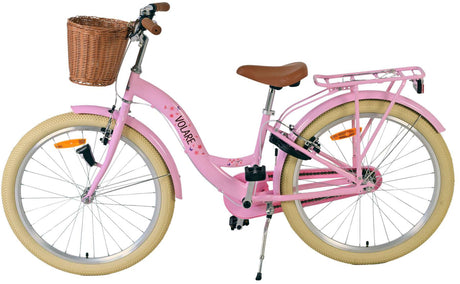 Volare blossom børnecykel - piger - 24 tommer - pink - to håndbremser