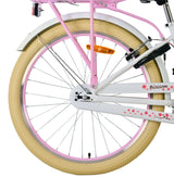 Volare blossom børnecykel - piger - 24 tommer - hvid - to håndbremser