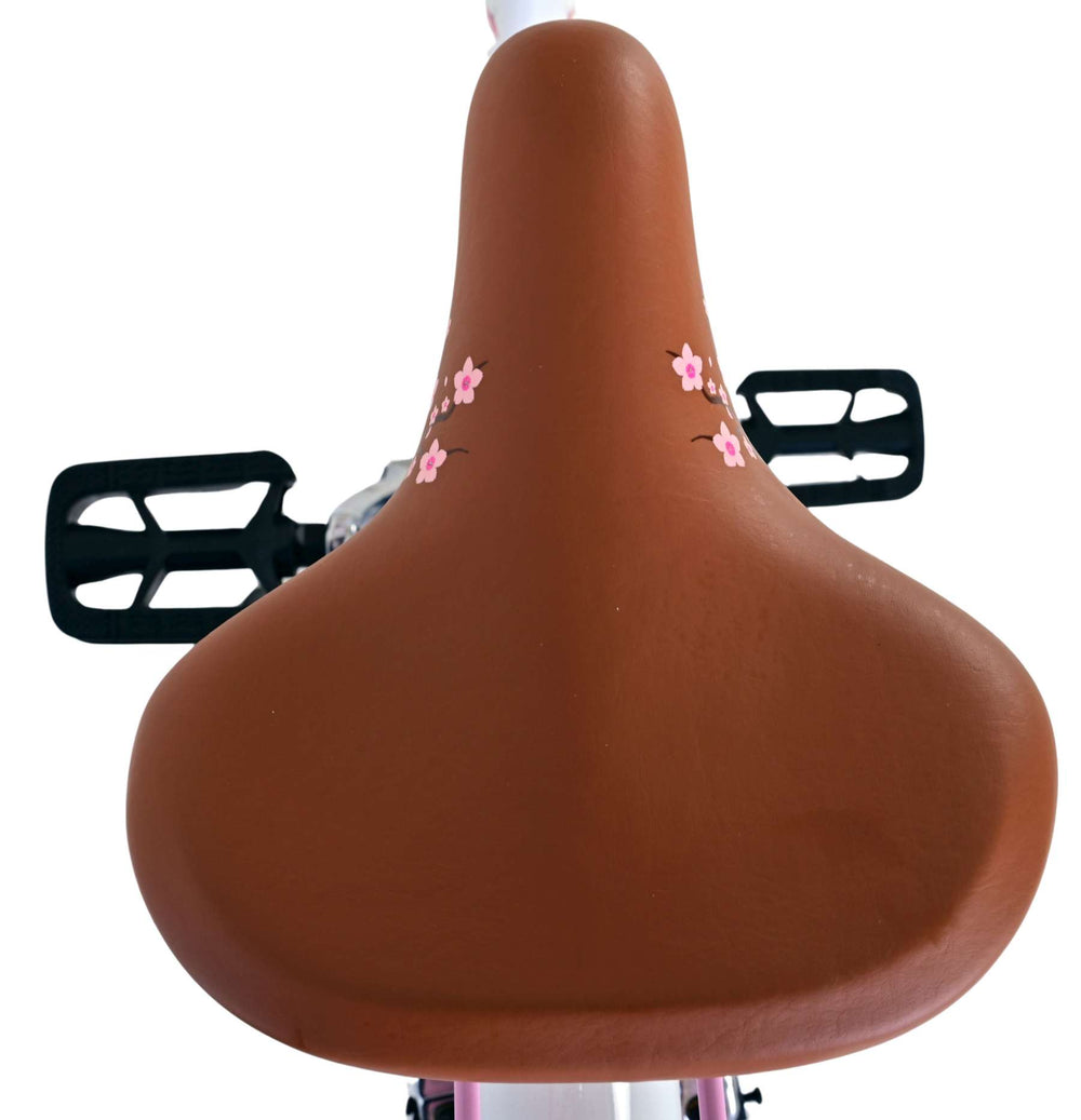 Volare blossom børnecykel - piger - 24 tommer - hvid - to håndbremser