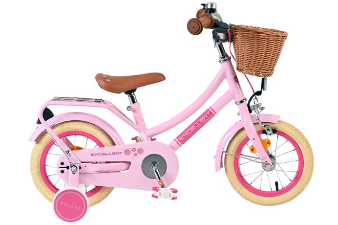 Volare fremragende børnecykel - piger - 12 tommer - pink