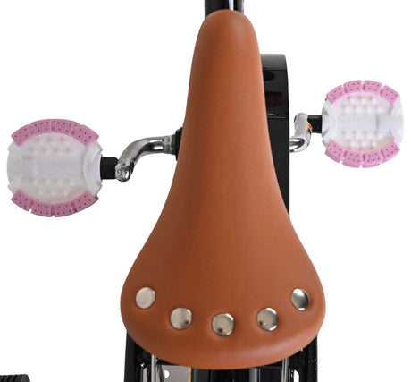 Volare fremragende børnecykel - piger - 12 tommer - sort