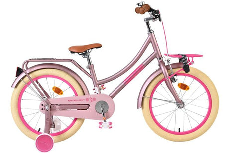 Volare fremragende børnecykel - piger - 18 tommer - mat pink