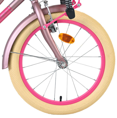 Volare fremragende børnecykel - piger - 18 tommer - mat pink