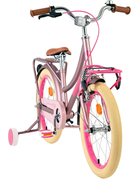 Volare fremragende børnecykel - piger - 18 tommer - mat pink
